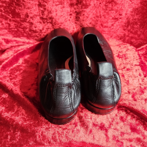 Ecco Womens Annie Ballet Danish Design Flats Black Leather US6 - Picture 6 of 16